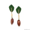 Серьги Nature Bijoux, Kirindy, семя экзотического растения, цитрин, NB24.2-12-79542 зеленый Серьги Nature Bijoux, Kirindy, семя экзотического растения, цитрин, NB24.2-12-79542 зеленый