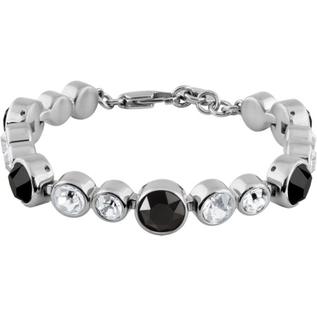 Браслет Dyrberg Kern, CALICE SS BLACK / CRYSTAL, 430028