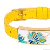 Браслет Fiore Luna, на желтом кожанном ремешке, CB03599-24A Браслет Fiore Luna, на желтом кожанном ремешке, CB03599-24A