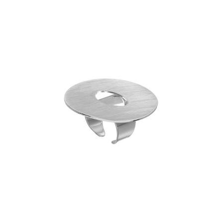 Кольцо Dansk Copenhagen, Alaya, в форме неправильного овала, DNSK25.1-1C2407001 серебристый