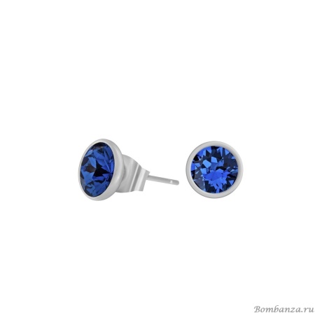 Пусеты Fiore Luna, Capri Blue SWE297 CB S