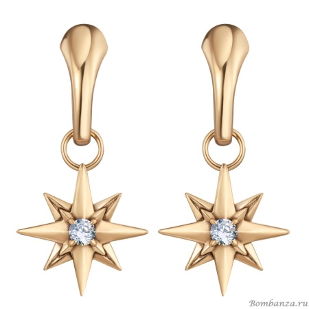 Серьги Fiore di Firenze VELOCITA Del VENTO OR9313 CONGO MINI