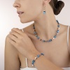 Серьги Coeur de Lion GeoCUBE®, Blue 4016/20-0700. Германия