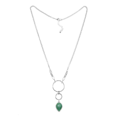 Колье Fiore Luna, GREEN AVENTURINE, LN3171-5 G/S