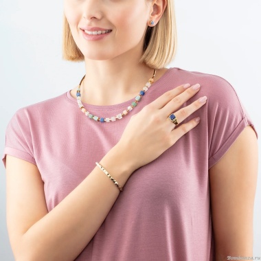 Кольцо Coeur de Lion, Blue-Gold, 1200/40-0716 60