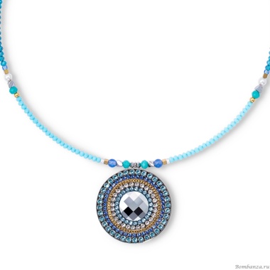 Колье Coeur de Lion, Turquoise, 2035/10-0600 Колье Coeur de Lion, Turquoise, 2035/10-0600