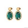 Серьги Qudo, TIVOLA UNICA big (G/P) Emerald 2,65cm, 332049 Серьги Qudo, TIVOLA UNICA big (G/P) Emerald 2,65cm, 332049