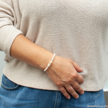 Браслет Fiore Luna, Cube Crystal, C2408PE-B01.2 BW/G