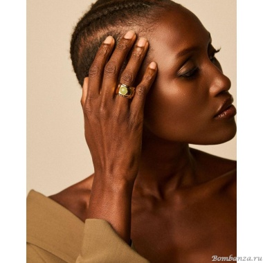 Кольцо VIDDA, Hera, с авантюрином, VD25.2-02142203 зеленый, 18,5