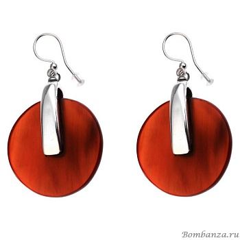 Серьги Culture Mix, Mix6482.4 BR коричневый