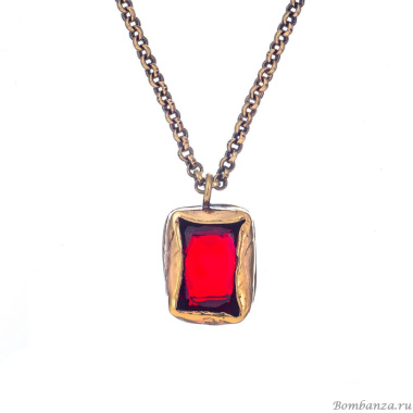 Колье Thot Gioielli, с рейнстоуном, TG25.1-CL585 красный