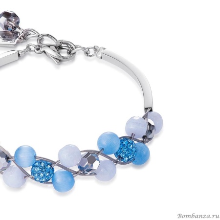 Браслет Coeur de Lion, Light Blue, 4895/30-0720. Германия