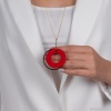 Колье Nuance, с подвеской-кольцом, NFN-24.04-055 красный