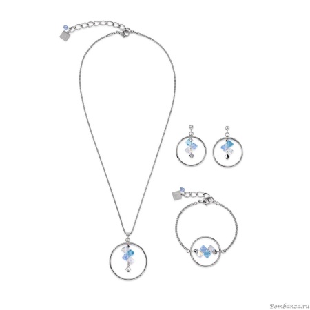 Колье Coeur de Lion,  Light Blue 5002/10-0720. Германия