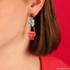 Серьги TARATATA, Cannelle, с цветной смолой и стеклянными бусинами, TT-E24-01906-20M золотистый Серьги TARATATA, Cannelle, с цветной смолой и стеклянными бусинами, TT-E24-01906-20M золотистый