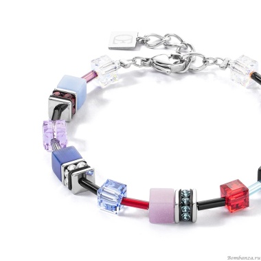 Браслет Coeur de Lion, Red-blue-lilac, 2838/30-0330 Браслет Coeur de Lion, Red-blue-lilac, 2838/30-0330. Германия