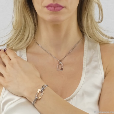 Браслет Boccadamo, XBR935RS BW/S/RG, Италия