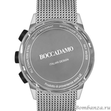 Часы Boccadamo, Navy Silver Black NV016 BW/S