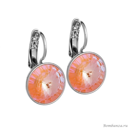 Серьги Fiore Luna, Peach Delite