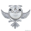 Брошь Сова Zircon+ магнит, XR06459F S
