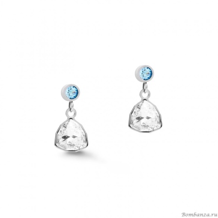 Серьги Coeur de Lion, Aqua 5032/21-2000. Германия
