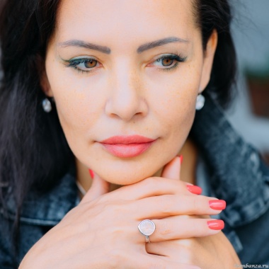 Кольцо Fiore Luna, Crystal