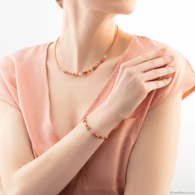 Колье Coeur de Lion, Orange, 4565/10-0200 Колье Coeur de Lion, Orange, 4565/10-0200