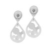 Серьги Boccadamo 2 в 1, XOR231 BW/S Серьги Boccadamo 2 в 1, XOR231 BW/S