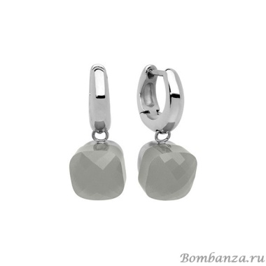 Серьги Qudo, Firenze Light Grey Opal 300072 BW/S Серьги Qudo, Firenze Light Grey Opal 300072 BW/S