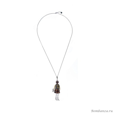 Подвеска Miamelie, кукла Джессика, MiA-2504-CL7657 серебристый