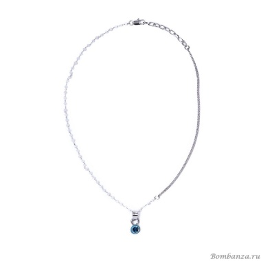 Колье Moon Paris, Ringo, с кристаллами, MR-22.03-029 синий Колье Moon Paris, Ringo, с кристаллами, MR-22.03-029 синий