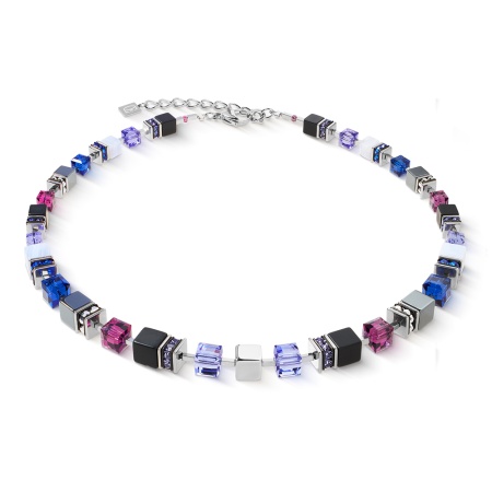 Колье Coeur de Lion, Blue-Purple, 3039/10-0708