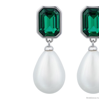 Серьги Fiore Luna, EMERALD, ACE22420-07 Серьги Fiore Luna, EMERALD, ACE22420-07