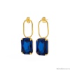 Серьги Catherine Bijoux, Crystal diva, с кристаллом, CB25.1-5278FG синий