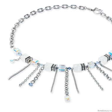 Колье Coeur de Lion, Crystal-Silver, 3020/10-1817 Колье Coeur de Lion, Crystal-Silver, 3020/10-1817