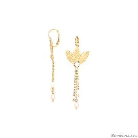 Серьги Franck Herval, Merry, с кристаллом Swarovski и жемчугом, FH24.2-12-68955 золотистый Серьги Franck Herval, Merry, с кристаллом Swarovski и жемчугом, FH24.2-12-68955 золотистый