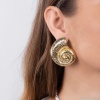Серьги Moon Paris, в форме ракушки, Mo-Y24.06-033 золотистый