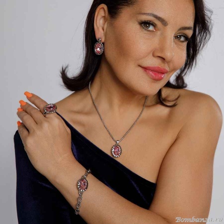 Кольцо Qudo, TIVOLA UNICA big (S/P) Light rose 56, 686639