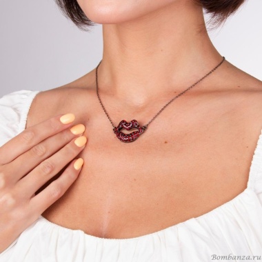 Колье Moon Paris, Ringo, "Искушение", с кристаллами, MR-22.04-131 красный Колье Moon Paris, Ringo, "Искушение", с кристаллами, MR-22.04-131 красный