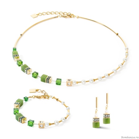 Пусеты Coeur de Lion, Green-Gold, 1122/21-0516. Германия