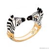 Браслет Polina Firenze, кафф, зебра с кристаллами и эмалью, PF25.2-BR4281 белый