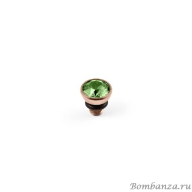 Шарм Qudo, Bottone Peridot 5 мм 630119 G/RG Шарм Qudo, Bottone Peridot 5 мм 630119 G/RG
