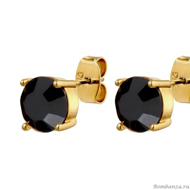 Серьги Dyrberg Kern, DAZE SG BLACK, 470132 Серьги Dyrberg Kern, DAZE SG BLACK, 470132