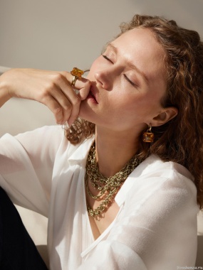 Кольцо Fiore di Firenze AN0410 AMBRA Кольцо Fiore di Firenze AN0410 AMBRA