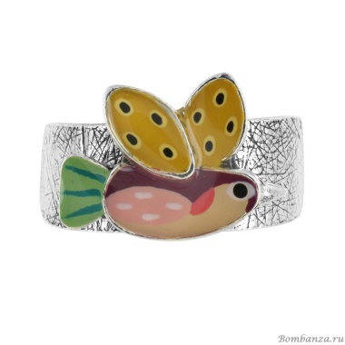 Кольцо TARATATA, Dans les nuages, разъемное, с цветной смолой, TT-H24-03404-10Y желтый Кольцо TARATATA, Dans les nuages, разъемное, с цветной смолой, TT-H24-03404-10Y желтый