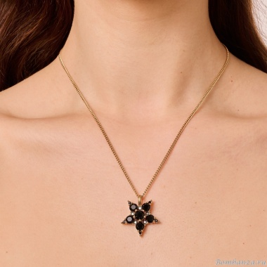 Колье Dyrberg Kern, LYRA SG BLACK, 450044