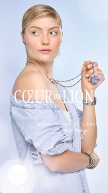 Колье Coeur de Lion, Blue-Silver, 1200/10-0717 Колье Coeur de Lion, Blue-Silver, 1200/10-0717. Германия