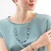 Колье Coeur de Lion, Blue-Silver, 3035/10-0717 Колье Coeur de Lion, Blue-Silver, 3035/10-0717