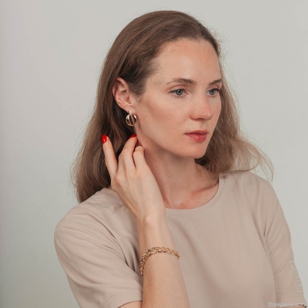 Серьги Fiore Luna,, ABE28324-04 G