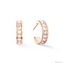 Пусеты Coeur de Lion, Crystal-Rose gold 0131/21-1822. Германия